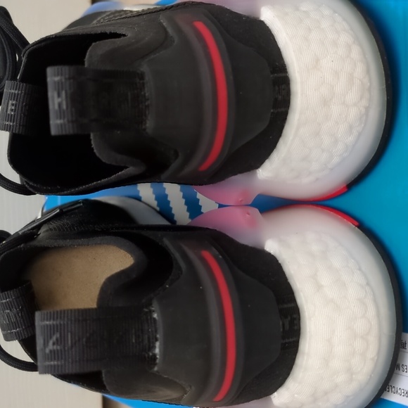 Men\'s Adidas NMD V3 Black Running Sneakers with Red and Blue Highlights main image 14